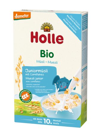 Kaszka Junior musli corn flakes dla dzieci Bio Holle 250 g