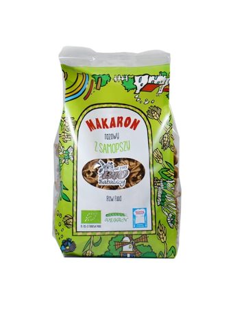 Makaron z samopszy razowy świderki raw food Bio Babalscy 400 g