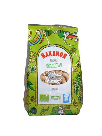 makaron orkiszowy razowy nitka Raw Food Bio Babalscy 400 g – sklepzdrowedziecko.pl