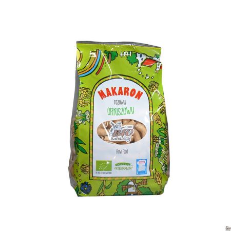 makaron orkiszowy razowy nitka Raw Food Bio Babalscy 400 g – sklepzdrowedziecko.pl