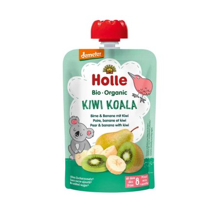 mus kiwi koala owocowy gruszka banan kiwi bio holle 100 g – sklepzdrowedziecko.pl