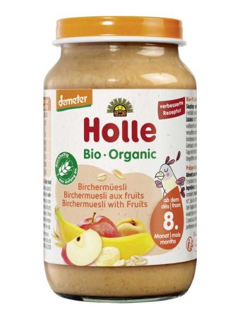 deserek owocowy po 8 mies. owoce z muesli bio demeter holle 220 g - sklepzdrowedzecko.pl