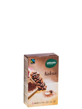 kakao w proszku lekko odtłuszczone 20-22% bio fairtrade naturata 125 g – sklepzdrowedziecko.pl