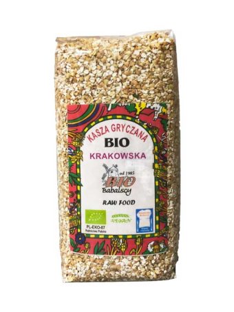 Kasza gryczana krakowska bio raw food bio Babalscy 500 g