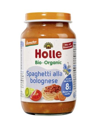 Danie dla niemowląt od 8. mies. Spaghetti Bolognese  Bio Holle 220 g