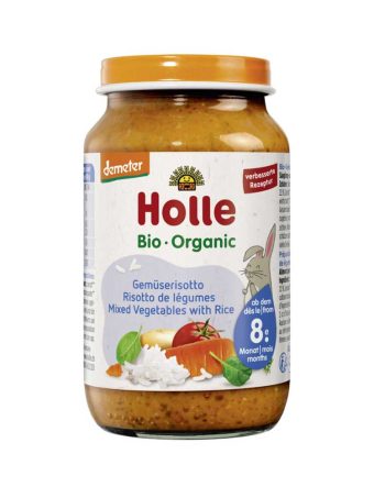 Danie dla niemowląt od 8. mies. Risotto z warzywami Bio Holle 220 g