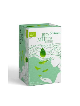 Mięta liść herbatka bio ekspresowa Herbapol Wrocław 20×1,8 g