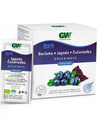 Czarna Jagoda w proszku saszetki bio Green Ways 200 g (40×5 g)