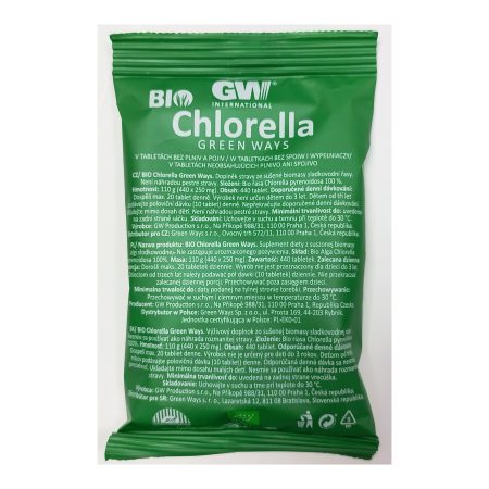 Chlorella pyrenoidosa sorokiniana tabletki Bio Green Ways 110 g – sklepzdrowedziecko.pl