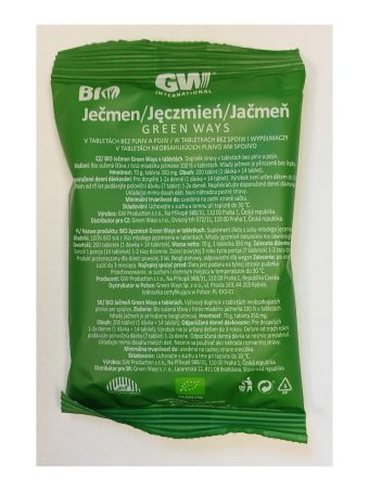 Tabletki młody jęczmień bio Green Ways 70 g - sklepzdrowedziecko.pl