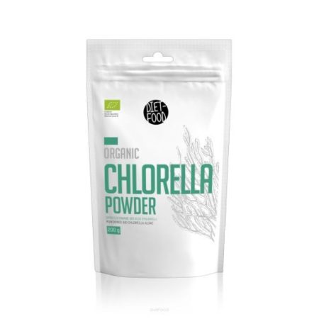 chlorella proszek bio superfoods zdrowie i detox diet-food 200 g – sklepzdrowedziecko.pl